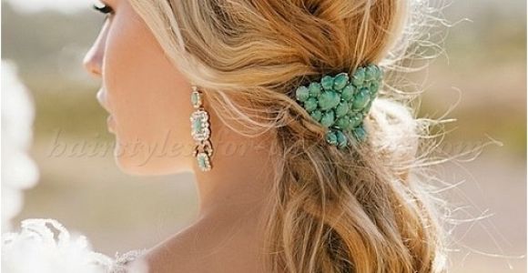 Low Ponytail Wedding Hairstyles Ponytail Hairstyles Low Ponytail Wedding Hairstyle