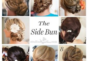 Low Side Bun Hairstyles for Weddings Wedding Hairstyles Low Side Bun Images