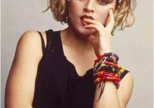 Madonna Hairstyles In the 80s Lucky Star Madonna