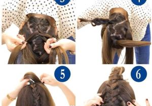 Makeupwearables Hairstyles Buns Adorable Tuxedo Braid Bun Tutorial