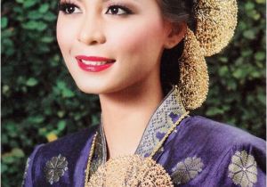 Malay Wedding Hairstyle Traditional Malay Hairstyles