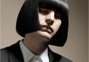 Male Bob Haircut A Medium Black Hairstyle From the Ethos Collection No