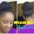 Marley Braid Bun Hairstyles Easy Marley Braid High Bun Natural Hair Tutorial