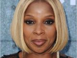Mary J Blige Bob Haircut Mary J Blige Medium Straight formal Bob Hairstyle Medium