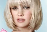 Medium Length Layered Bob Haircuts with Bangs Shoulder Length Bob Hairstyles with Bangs Style Wu with