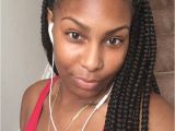 Medium Sized Braid Hairstyles Medium Sized Box Braids Hair Styles Pinterest