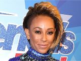 Mel B Latest Hairstyle Mel B S Bodysuit From America S Got Talent Leaves Little to the