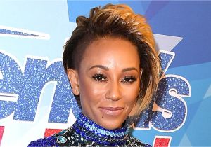 Mel B Short Hairstyles Mel B S Bodysuit From America S Got Talent Leaves Little to the