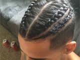 Mens Braided Hairstyles Pictures Best Fade Haircut with Braided Bun & for Men