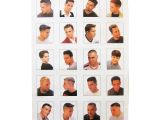 Mens Haircut Chart Black Barber Hairstyle Guide Poster Hairstyles by Unixcode