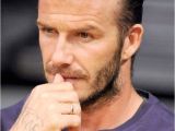 Mens Haircut Franchise David Beckham Side Part Hairstyle