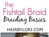 Mermaid Tail Braid Hairstyle Hair Tutorial Braiding Basics How to Fishtail Braid