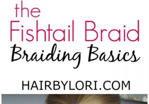 Mermaid Tail Braid Hairstyle Hair Tutorial Braiding Basics How to Fishtail Braid