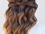 Messy Half Updo Hairstyles Prom Hair Styles Curly and Messy Look Young Craze