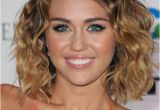 Miley Cyrus Bob Haircut Miley Cyrus Medium Wavy Casual Bob Hairstyle Dark Brunette