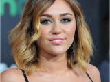 Miley Cyrus Bob Haircut Ombre Bob Hairstyle Miley Cyrus Medium Ombre Wavy