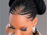 Names Of Braided Hairstyles Braid Bun Hairstyle