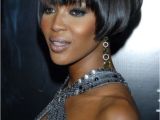 Naomi Campbell Bob Haircut Naomi Campbell Bob Haircut Fit for at the Wedding Ceremony