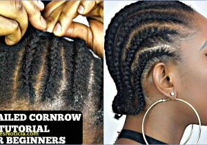 Natural Cornrow Hairstyles for Black Women Cornrow Hairstyles for Short Natural Hair How to Cornrow Your Own