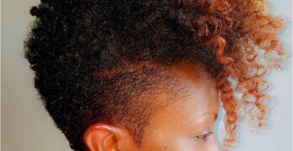 Natural Curly Mohawk Hairstyles 40 Cute Tapered Natural Hairstyles for Afro Hair