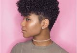 Natural Hairstyles for Short Thin 4c Hair the Perfect Braid Out On A Tapered Cut