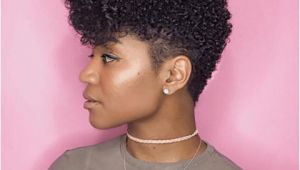Natural Hairstyles for Short Thin 4c Hair the Perfect Braid Out On A Tapered Cut