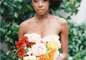 Natural Hairstyles for Wedding Day 7 Superb Natural Hair Bridal Hairstyles for Summer Weddings