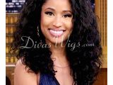 Nicki Minaj Curly Hairstyles Nicki Minaj Inspired Shoulder Length Curly Full Lace Human