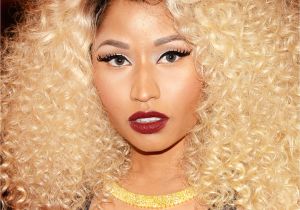 Nicki Minaj Curly Hairstyles Nicki Minaj Met Gala Dress 2013 Rapper Plays It Safe In A