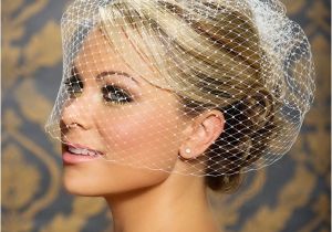 No Veil Wedding Hairstyles Wedding Hairstyles with Birdcage Veil Hairstyle for
