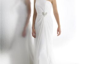 One Shoulder Wedding Dress Hairstyles Chiffon One Shoulder Wedding Dress Hairstyle for Women & Man