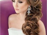 One Side Hairstyles for Weddings 20 Best Collection Of Long Hairstyles to E Side