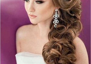 One Side Hairstyles for Weddings 20 Best Collection Of Long Hairstyles to E Side