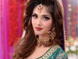 Pakistani Hairstyle for Wedding Beautiful Pakistani Wedding Bridal Dresses Makeup and