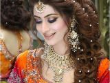 Pakistani Hairstyle for Wedding Pakistani Bridal Hairstyle 2016 for Mehndi Ceremony