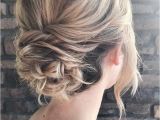 Party Hairstyles Hair Up Messy Textured Updo Bridal Hairstyle