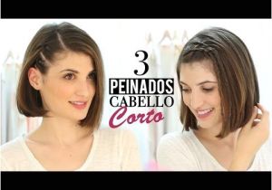 Patryjordan Easy Hairstyles for Short Hair 3 Peinados Fáciles Para Cabello Corto