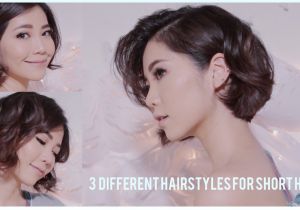 Pictures Of Different Hairstyles for Short Hair 3 Different Hairstyles for Short Hair Using Flat Iron