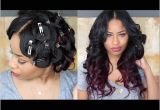 Pin Curls Hairstyles Black Hair How to Pin Curl that Hair [video] Black Hair Information