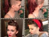 Pin Up Girl Hairstyles with Bangs Ignore the Grow Out Side Shave Pin Up âº
