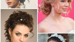 Pin Up Hairstyle for Curly Hair 25 Simple and Stunning Updo Hairstyles for Curly Hair Haircuts