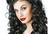 Pin Up Hairstyles for Long Curly Hair Curly Pin Up Hairstyles