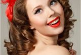 Pin Up Hairstyles for Long Curly Hair Curly Pin Up Hairstyles