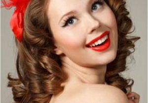 Pin Up Hairstyles for Long Hair Pictures Curly Pin Up Hairstyles