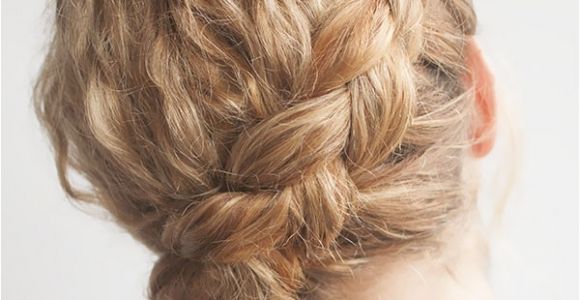 Plait Hairstyles for Curly Hair Curly Side Braid Hairstyle Tutorial Hair Romance