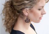 Pony Hairstyles for Curly Hair Curly Hairstyle Tutorial the Curly Ponytail Hair Romance