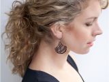 Pony Hairstyles for Curly Hair Curly Hairstyle Tutorial the Curly Ponytail Hair Romance