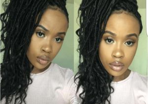 Protective Gym Hairstyles You Would Never Guess What Makes This Faux Locs Protective Style so