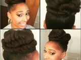 Protective Hairstyles Buns Bun Protective Style Hair Pinterest