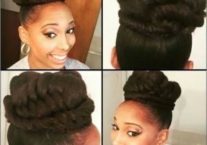 Protective Hairstyles Buns Bun Protective Style Hair Pinterest